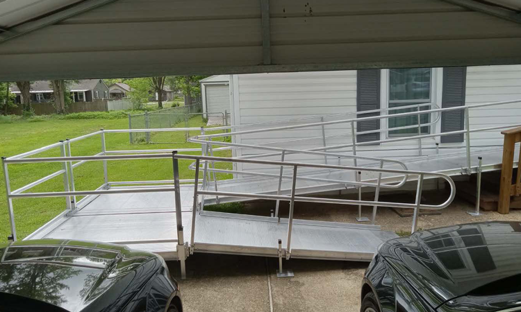 Wheel Chair Ramp installed