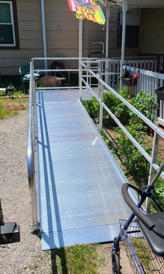 Wheel Chair Ramp installed