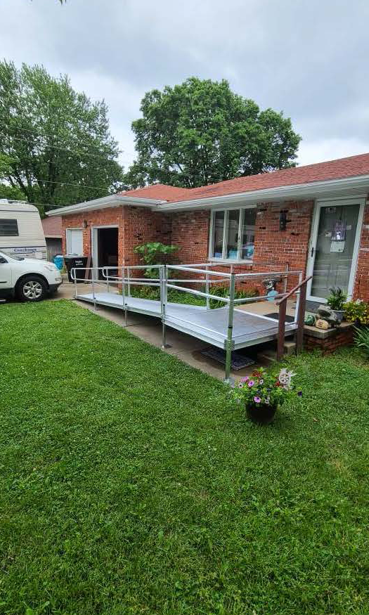 Wheel Chair Ramp installed